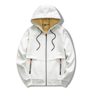 Premium Quality <b>Men</b> Double Layer Warmed <b>Hoodie</b> Wholesale Unisex <b>Sherpa</b> Fleece Zip Up Hoodies For <b>Men</b> And Women - Product Image 4