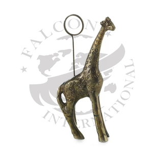 Portatarjetas moderno de acero inoxidable con logotipo personalizado, soporte de exhibición de números de mesa plateado, técnica de fundición de Metal - Product Image 3