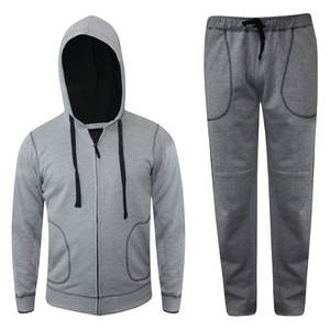 Survêtement tricoté de haute qualité pour hommes survêtement à capuche à fermeture éclair en gros de qualité supérieure pour jogging survêtement de coupe d'automne - Product Image 5