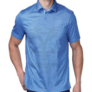 2023 camisas para hombre con logotipo personalizado bordado de alta calidad transpirable ecológico 220 algodón/fibra de bambú de punto sólido - Product Image 1