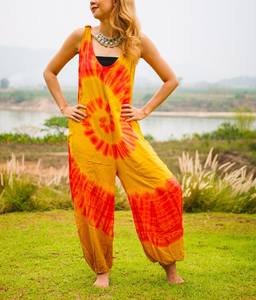 Nuevo vestido tradicional de verano de algodón y teñido para mujer - Product Image 1