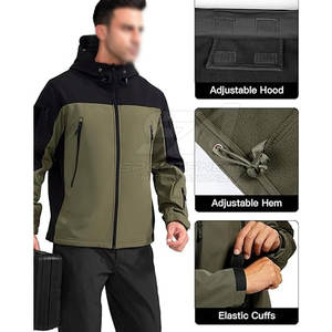 Chaqueta Táctica Resistente con Cierre de Cremallera Completo, Múltiples Opciones de Almacenamiento y Correas de Muñeca Ajustables - Product Image 6