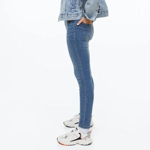 Jeans décontractés pour femmes 2025, coupe ample, taille haute, coupe skinny, pantalon en denim pour femmes, prix de gros, prix bas - Product Image 6