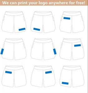 Pantalones Cortos Deportivos de Malla para Hombre, Diseño Personalizado con Logotipo, Spandex/Algodón, Impresión Digital, Bolsillos, Casuales, Verano, Marca Balk OEM - Product Image 5