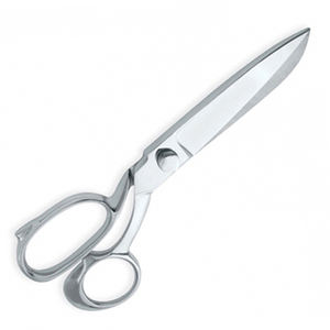 Ciseaux de couture en acier inoxydable Ciseaux de couture professionnels Ciseaux de coupe de tissu ménager finis polonais - Product Image 4