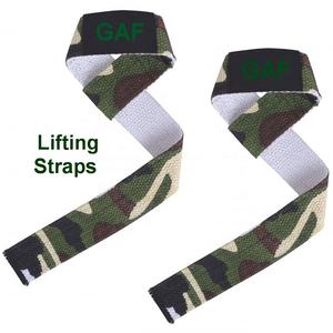 GAF Últimas correas de muñeca de levantamiento de pesas Venta caliente Fuerza Correas de levantamiento de pesas Impresión personalizada Muñequeras Correas de levantamiento de gimnasio - Product Image 3