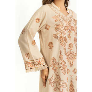 IUSTKSD-1263 Conjunto de Traje Bordado Karandi de 3 Piezas para Mujer - Product Image 2