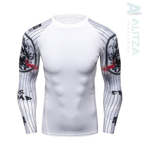 Camisas de natación de Fitness Jiu Jitsu para hombre, camisas de manga larga estampadas, de alta calidad, Bjj Rashguard, venta al por mayor con personalización - Product Image 5