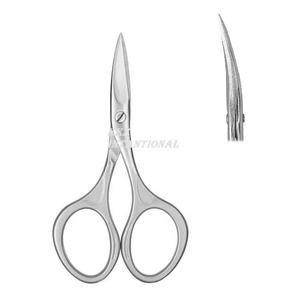 Tijeras para cutículas, hoja afilada de 3,7 pulgadas, tijeras rusas para cortar uñas, empujadores de manicura de acero inoxidable, embalaje y logotipo ecológicos - Product Image 1