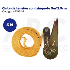 อุปกรณ์เสริมควบคุมสินค้าสายรัดปรับความตึง5ม. * 2.5ซม. - Product Image 2