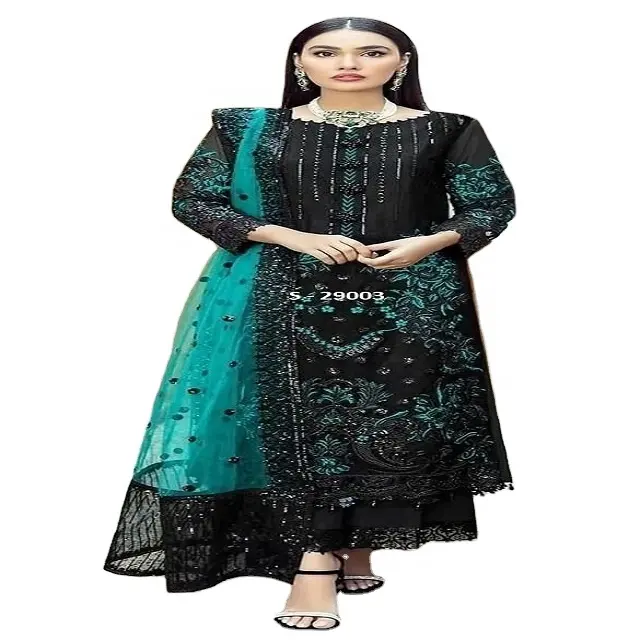 الأكثر مبيعًا ملابس الزفاف والحفلات النسائية الباكستانية من المورد فستان باكستاني متاح