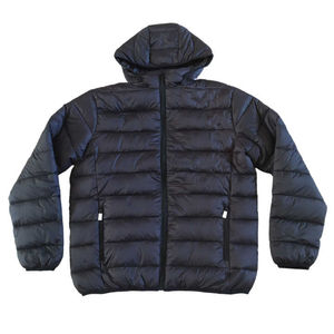 Venta al por mayor personalizar niños Puffer chaqueta negro rojo cremallera cálido pulóver niños burbuja chaqueta de invierno - Product Image 2