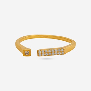 Rose Gold & Gold Plated 92.5 <b>Silver</b> Claw <b>Set</b> Zircon Classic <b>Ring</b> for Gift Giving - Product Image 3