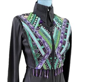Premium Elegant Stylish Equestrian Jacket with Zipper Closure Breathable ODM Supply for Western Horse Riding <b>Blouse</b> - Product Image 4