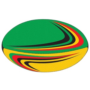 Ballon de rugby personnalisé haut de gamme 2026 – Tailles 3, 6, 9 – Chambre à air en butyl pour une haute rétention d'air – Style classique en cuir PU - Product Image 1