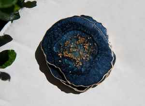 Porte-gobelet en résine fini à la main, style bohème, léger, écologique, design personnalisé pour une touche douce, aspect haut de gamme, vente en gros - Product Image 2