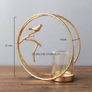 Alta calidad aluminio fundido plata brillante pulido pulpo diseñador Venta caliente 4 brazos portavelas boda y decoración del hogar - Product Image 6