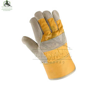 จำหน่ายโดยตรงจากโรงงาน ขายออนไลน์ ถุงมือหนังนิรภัยสำหรับผู้ใหญ่ สวมใส่สบาย ระบายอากาศได้ดี น้ำหนักเบา ปกป้องมือ - Product Image 4