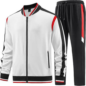 Ensemble de sweat à capuche pour hommes de haute qualité Logo personnalisé survêtements à fermeture éclair en polaire pour l'hiver 100% coton - Product Image 1