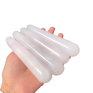 Baguette en cristal baguette de jade blanc pour les femmes exercice de Kegel corps naturel et cristal de guérison Yoni baguette de Massage en gros - Product Image 2