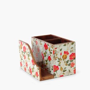 Cubiertos de madera con diseño floral, tenedor decorativo, cuchara y cuchillos, soporte de almacenamiento de utensilios de cocina y carrito de utensilios a bajo precio - Product Image 3