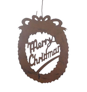 Luxury Gold & Silver <b>Heart</b> Shape <b>Hanging</b> Ornament Handcrafted Metal & Iron Festival Party Decoration for Christmas - Product Image 5