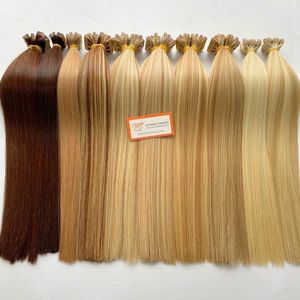 Venta al por mayor de alta calidad 100% sedoso recto europeo crudo vietnamita extensiones de cabello humano Natural Rubio Remy Bundle - Product Image 1