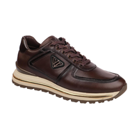 Baskets décontractées en cuir pour hommes M131 avec logo triangulaire en V, lacets plats, semelle EVA, talon bas, à lacets, antidérapantes pour l'hiver, vente en gros, export