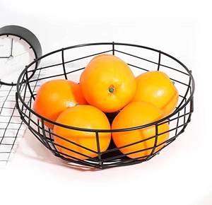 Bol à fruits en fer fait à la main cuisine promotionnelle utilisation légumes fer fruits bol panier stockage à bas prix - Product Image 6