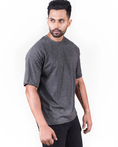 Camiseta de hombre de algodón 100% con hombros caídos de gran tamaño de la mejor calidad 180 GSM hecha a medida OEM antiarrugas de alta calidad de Bangladesh - Product Image 3