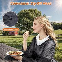 Combinaison anti-moustiques imperméable OEM Premium 10 000 mm, veste, pantalon, gants et chaussettes de protection intégrale contre les insectes pour activités extérieures, jardinage et pêche