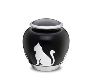 Urna de metal para mascotas de calidad superior de estilo antiguo, diseño esmaltado de fabricante para uso funerario, urnas de cremación de metal - Product Image 1