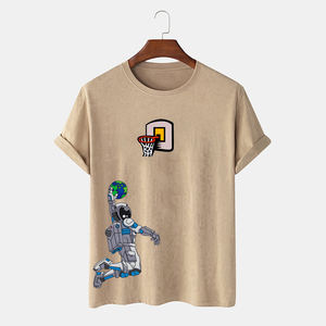 Nouveaux hommes mode t-shirts 100% coton pas cher bas prix meilleure qualité t-shirts pour hommes vêtements d'été - Product Image 2