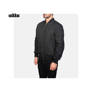 Blouson d'aviateur rembourré chaud d'hiver de qualité supérieure pour hommes, coupe-vent, vêtement d'extérieur à fermeture éclair complète avec col montant, logo OEM ODM personnalisable - Product Image 6