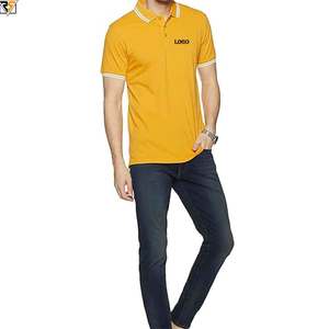 Polos avec logo brodé Polo à double col grande taille polos pour hommes 100% coton de haute qualité grande taille - Product Image 5