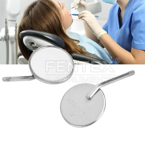 Espejos dentales Tops Cono de acero inoxidable Frontal, tamaño 4 Paquete de 10 - Product Image 5