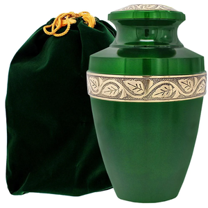 Urna de cremación azul grande moderna funeraria Metal cerámica Ángel mármol moderno latón aluminio vidrio único entierro Rosa 2024 exportación - Product Image 6