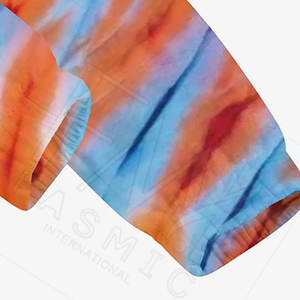 Sudadera con capucha de gimnasio para hombre de alta calidad con patrón Tie-Dye tela personalizable para la gran oferta de invierno - Product Image 4