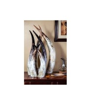 Corne décorative de buffle naturelle de toutes tailles avec corne de vache de bœuf brut pour utilisation décorative blanche et noire pour porte