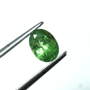 Menthe naturelle Merelani grenat à facettes ovale coupe pierre pour la fabrication de bijoux vert grenat pierre - Product Image 3