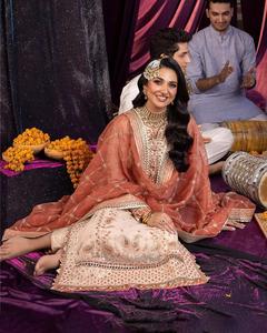 Indien pakistanais dernier décontracté brodé Salwar Kameez avec maçonnerie lourde Collection de mariage de luxe vente chaude robe 2024 - Product Image 6