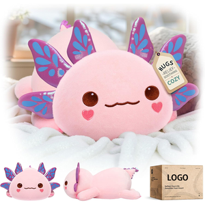 EN STOCK Peluches Douces et Mignonnes Kawaii Animaux <span class=keywords><strong>Axolotl</strong></span> Jouets Poupées Enfants Bébé <span class=keywords><strong>Axolotl</strong></span> - Product Image 1