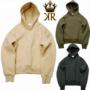 Sudadera con Capucha de Alta Calidad 100% Algodón Grueso para Hombre, Bordada, de Diseñador, Antiencogimiento, Talla Regular para Invierno - Product Image 1