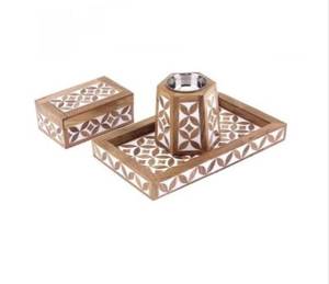 Ensemble plateau créatif pour bakhour et mubakhar en résine, style arabe, décoration d'intérieur, cadeaux décoratifs pour les fêtes, au meilleur prix - Product Image 3