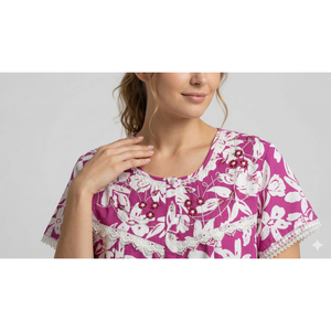 Chemise de nuit en TENCEL bambou, luxe écologique, ultra-douce, soyeuse, respirante, été, ODM - Product Image 2