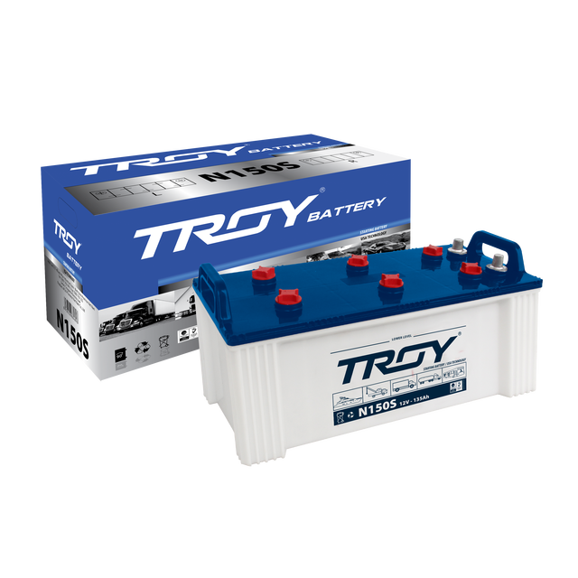NEW WHOLESALE PRICE for PREMIUM QUALITY TROY BATTERY N150S 12V 135AH CAR BATTERY for STARTING