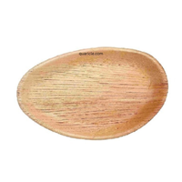 Lot de plateaux jetables Areca robustes de 12/10 pouces, 100 % bambou, modernes, luxueux, écologiques et biodégradables pour le service alimentaire