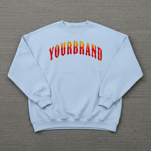 Servicio ODM: Sudadera de algodón grueso personalizada con estampado, lavado ácido, cuello redondo, hombros caídos, estilo oversize, anti-bolitas en la parte delantera para mujer. - Product Image 4