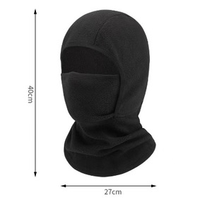 หน้ากากสกีแบบกำหนดเองสำหรับฤดูหนาว ผ้าฟลีซกันลม ให้ความอบอุ่น ปิดคลุมทั้งใบหน้า ทำจากโพลีเอสเตอร์ 100% สไตล์สำหรับปั่นจักรยาน - Product Image 2