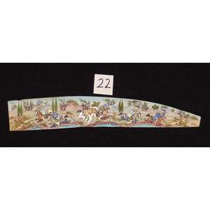 Miniature d'art mural persan sur os, peinture d'art fine faite à la main, prête pour la décoration de la maison, 9 X 2 Abcpm0175 - Product Image 1